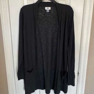 Long Black Old Navy Cardigan